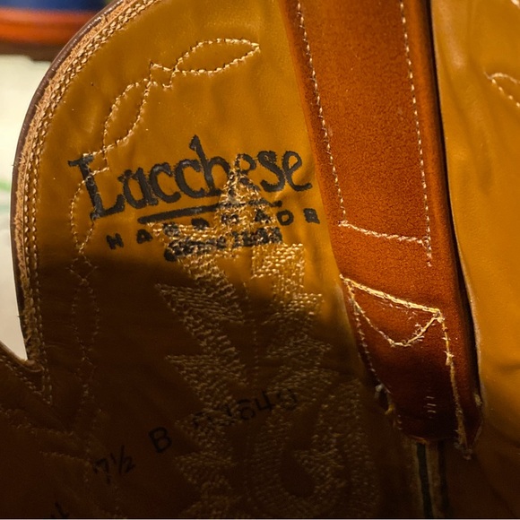 Ladies Handmade USA Lucchese Caiman Ridge Western Boots - 7.5 B - Picture 11 of 11